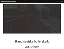 Tablet Screenshot of bullerskydd.com